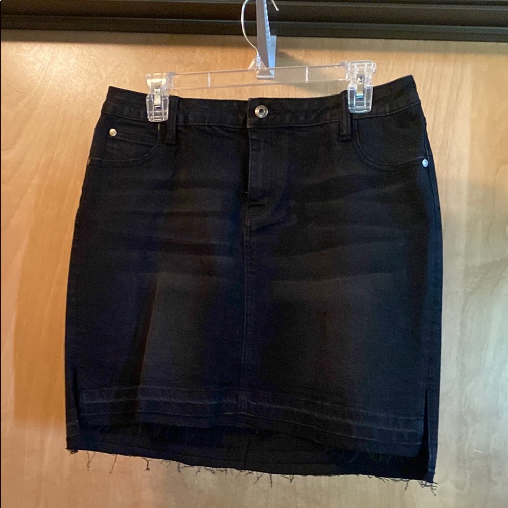 Stetson Black Mini Skirt Casual; Size 10